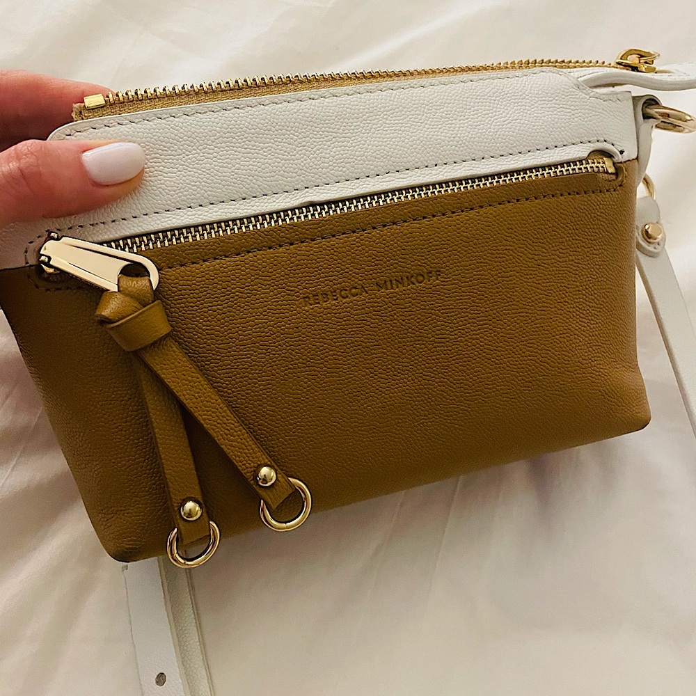 REBECCA MINKOFF CITY LEATHER CROSSBODY